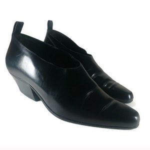 Ecco Black Leather Ankle Boot, Italy, Sz 38/US 7.5